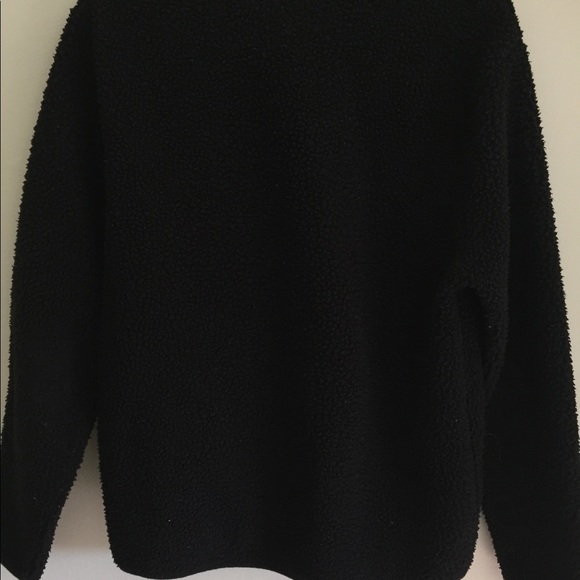 OldNavy Black Teddy Quarter-zip - Picture 2 of 3